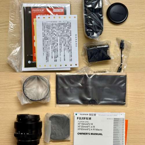富士相機 FUJIFILM X-T4 & XF 鏡頭FUJINON LENS XF35mmF1.4 R 鏡頭套裝 齊全套配件 ...