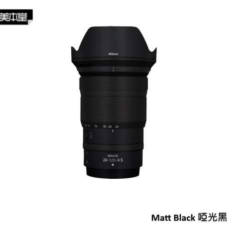美本堂 For Nikon NIKKOR Z 24-120mm f/4 S 鏡頭保護貼 - Matt Black 啞光黑
