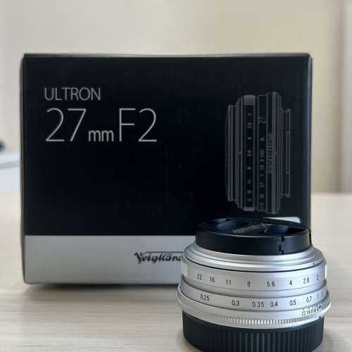 Voigtlander Ultron 27mm F2 X-mount 水貨 銀色