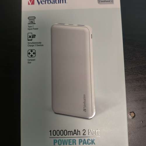 Verbatim 10000mAh 2 Port 行動電源