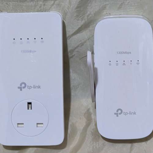 TP-Link AV1300 Gigabit Powerline Wi-Fi 延伸器 wifi extender 兩隻