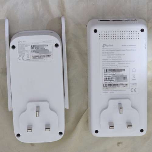 TP-Link AV1300 Gigabit Powerline Wi-Fi 延伸器 wifi extender 兩隻