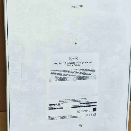 美版 iPad Pro 12.9吋 Wi-Fi+5G 128GB  二手  附原裝配件 荃灣站交收