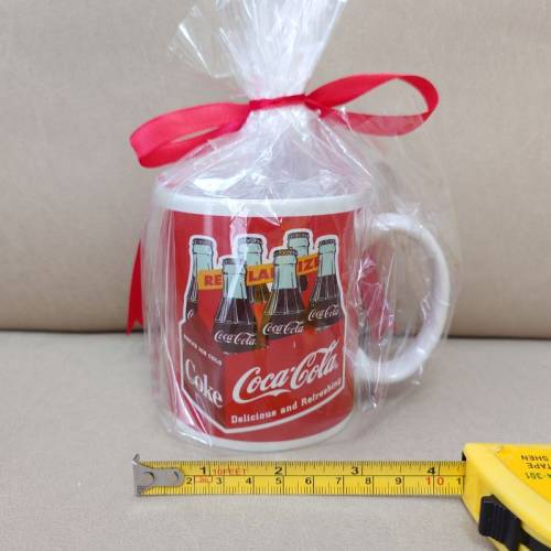【全新未用】可口可樂陶瓷水杯 可樂杯 厚身陶瓷杯 飲水杯 8cm x 10cm 收藏品 All N...