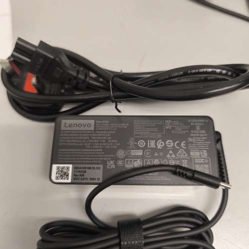Lenovo Type C Notebook 65W 充電器 火牛 + 13A電源線 全新現貨