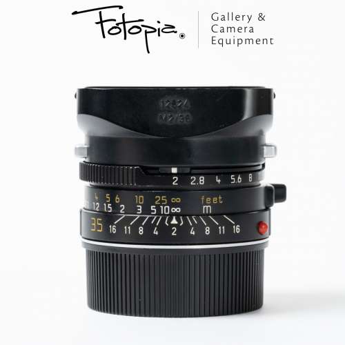 || Leica Summicron-M 35mm F2 - Black / v4 / 7 Elements / Germany (6-bit) ||