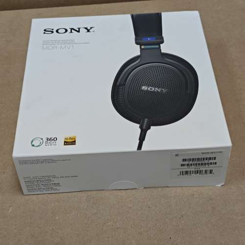 索尼 MDR-MV1头戴式耳机 黑色