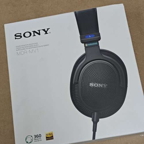 索尼 MDR-MV1头戴式耳机 黑色