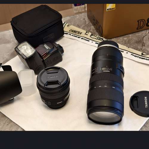 Nikon D850 連3支鏡及原廠SB700閃燈