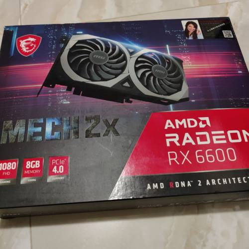 MSI Radeon RX 6600 Mech 2X