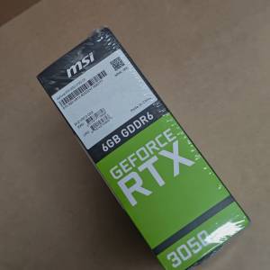 显卡：微星 RTX 3050 LP 6G 2风扇（新）