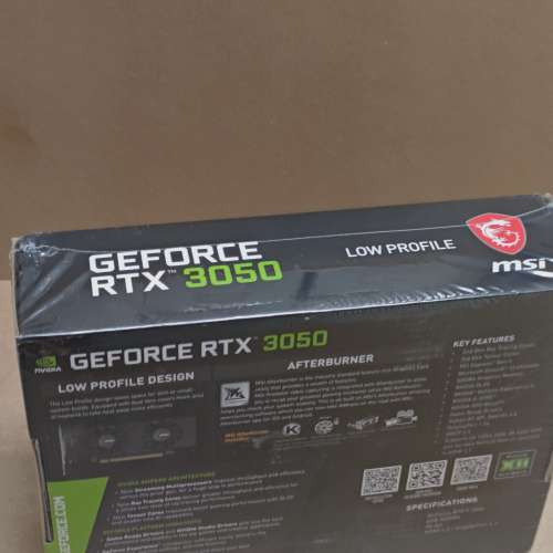 显卡：微星 RTX 3050 LP 6G 2风扇（新）