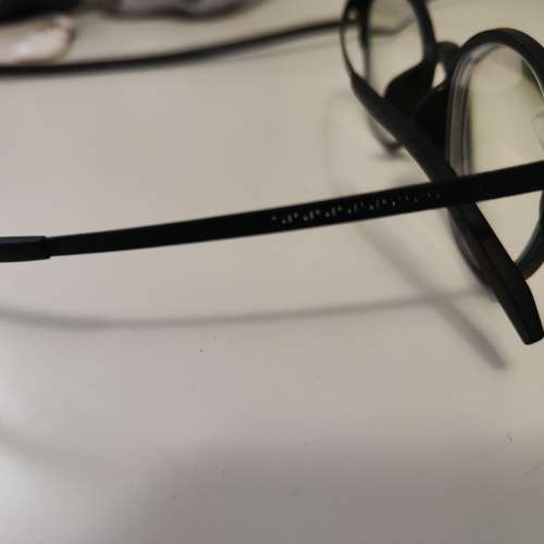 90%新黑色眼鏡不連鏡片百搭款