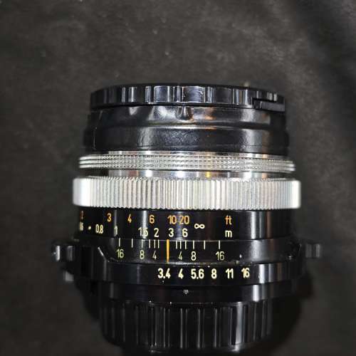 Carl Zeiss 35/3.4 skoparex 蔡司 Germany 德製 FOR M42 35mm 35 尾針卡住不可使用 ...