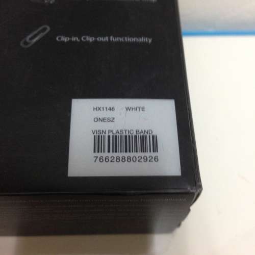 HEX VISION Watch Band for iPod Nano or Regular Watch 20mm NEW 全新錶带 白色