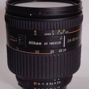 Nikon AF Nikkor 24-85mm 1:2.8-4 D FX Lens 98% New