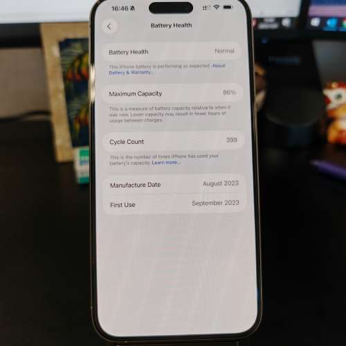 99新 iPhone 15 pro max 原色 鈦金屬 港行 512gb