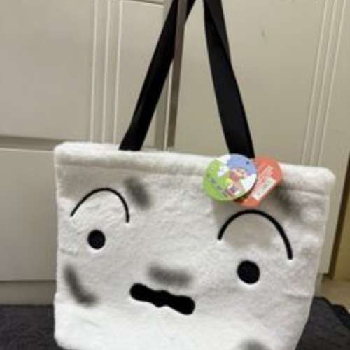 蠟筆小新（小白）毛絨手袋