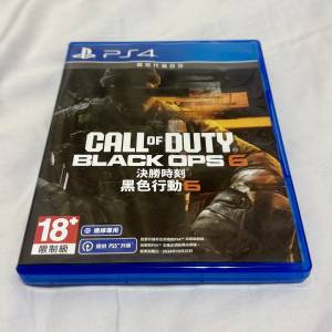 PS4/ PS5 跨世代版本  Call of Duty Black Ops 6   決勝時刻  黑色行動6
