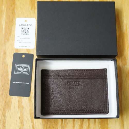 Porter Double Card Case 129-06015 日本吉田卡片套 深啡色面駱駝色底 Card Holder...