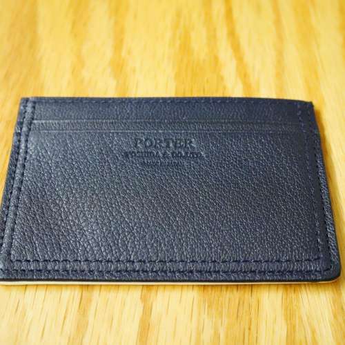 Porter Double Card Case 129-06015 日本吉田卡片套 藍色面白色底 Card Holder Mad...