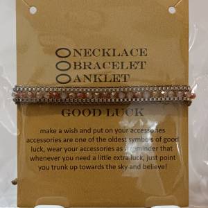 全新「GOOD LUCK」幸運手鍊 / 手繩