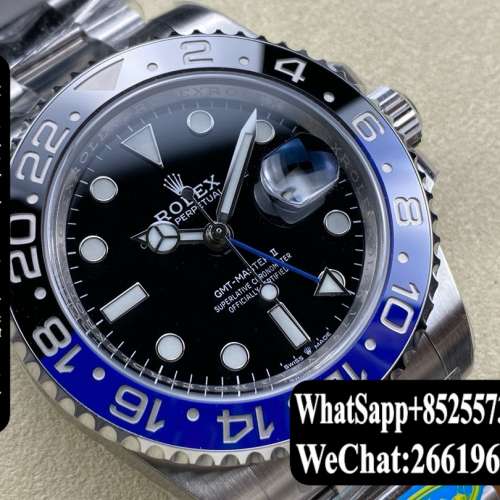 勞力士 Rolex gmt master II m126710blnr-0003 40mm 國米圈 藍黑圈