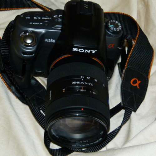 Sony A550 + Sony Zeiss 16-80mm lens
