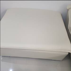 現代簡約雙人位沙發，米白色，全新未用