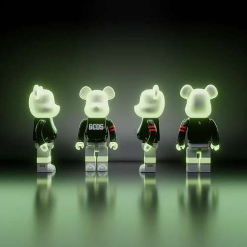 MEDICOM ベアブリック BE@RBRICK BEARBRICK MACAU 2022 GCDS 1000%