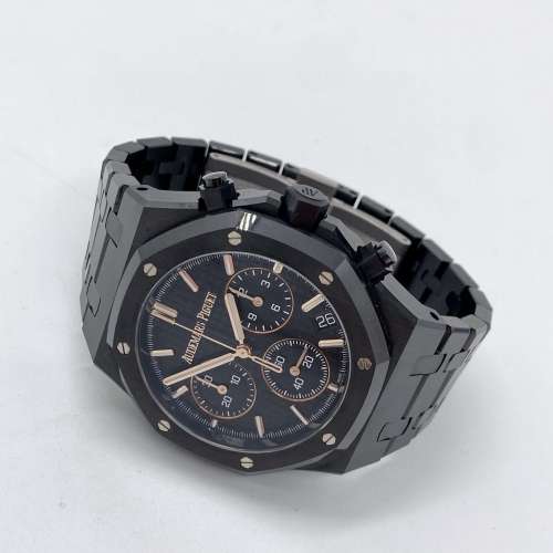 愛彼皇家橡樹黑色陶瓷計時碼表 26240CE.OO.1225CE.01