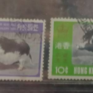 香港一组十二生肖郵票(1971豬年)
