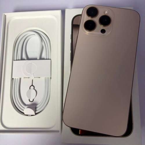 iPhone 16pro max 512gb,港行雙卡，完美冇花，冇修冇拆，電池健康度92，有套有貼，...