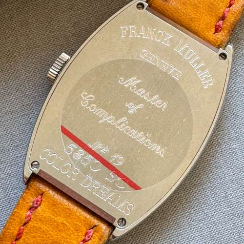 近全新 Franck Muller 成名作 Casablanca Color Dreams 5850 最佳正裝錶尺寸 自動機...