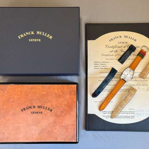 近全新 Franck Muller 成名作 Casablanca Color Dreams 5850 最佳正裝錶尺寸 自動機...