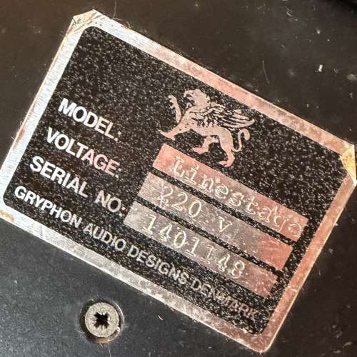 中古前級機皇 Gryphon Audio Designs Linestage 雙單聲道前級（Dual Mono）