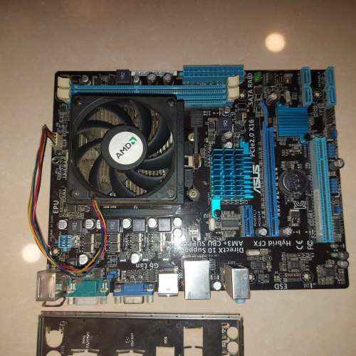 Asus m5a78l-m lx3 Motherboard + AMD FX-6100 CPU 加送兩條2GB DDR3 RAM