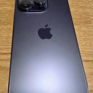 港版 iPhone 14 pro 128 GB 紫色 包盒 無花 全原裝 無維修 電池健康度85%
