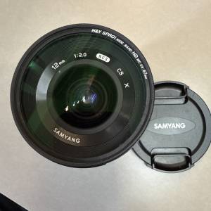 九成新！Samyang 12mm F2.0 NCS CS for Fuji X mount