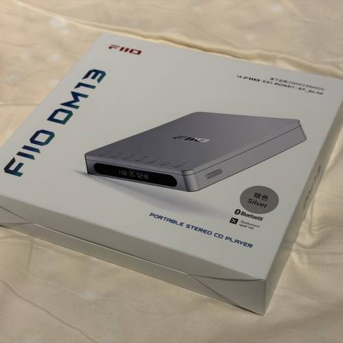 出售 99.9% 新 FiiO DM13 藍牙版，便攜 CD 播放器