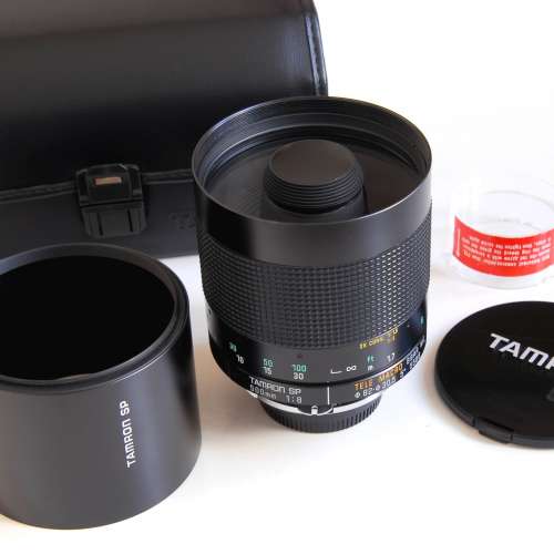 Tamron 500mm f8 55BB 反射鏡極新95% NEW 連原廠Nikon AI or Canon EF接環