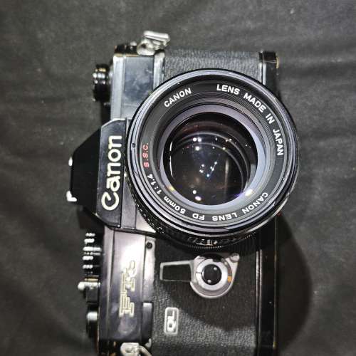 canon FTb 佳能 + 50/1.4 SSC FD S S C 50mm 50 MF 80%new 功能全正常 送電試測光 ...
