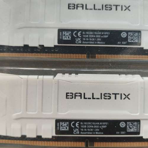 ddr4 ballsitix 16gb x2