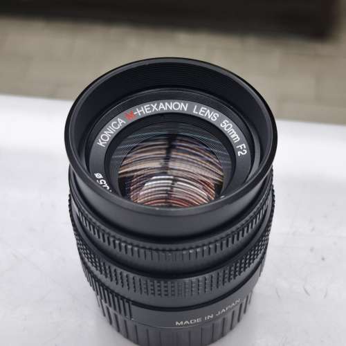 KONICA M-HEANON 50MM F2 95% NEW LEICA M MOUNT