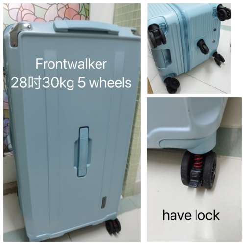 Frontwalker冰川藍5 輪萬向輪旅行行李箱篋Tiffany blue all direction tsa safe tr...