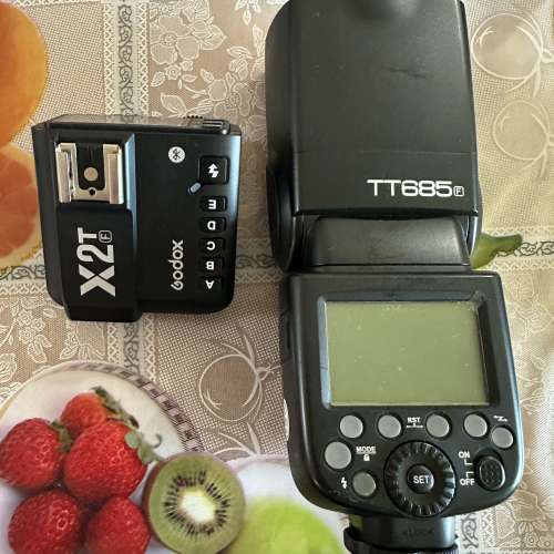 富士閃光燈+引閃 Godox TT685 F 連 引閃Godox X2T F