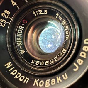 又再清櫃 - Nikon (Nippon Kogaku) W-Nikkor.C 3.5cm f/2.5 LTM