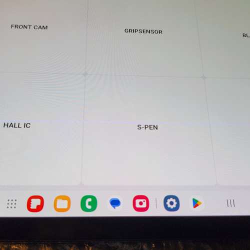 Samsung Tab S8+ X800 Wifi版 256+8GB 單機一部冇筆 液晶有一條光線 全機功能正常