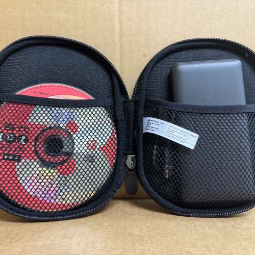 厡裝Sony Carry Bag索尼原裝耳機/充電線收納包,適合:Earbuds,USB Cable,Power Bank,...