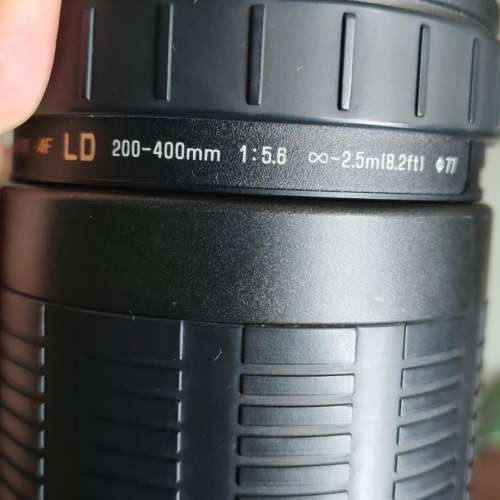 因執屋故售,90%以上新無花MO少塵TAMRON騰龍,175D 200-400mm全程5.6光圈AF自動變焦...